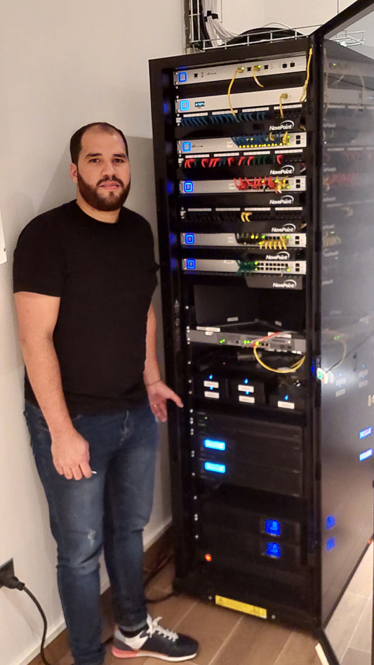 Indelep tecnologies, desarrollo de rack para casa automatizada